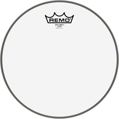 REMO BD-0310-00 - Peau Diplomat Transparente 10 pour Tom/ Caisse claire