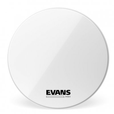 EVANS BD30MX1W - Peau de grosse caisse de fanfare blanche MX1, 30 pouces