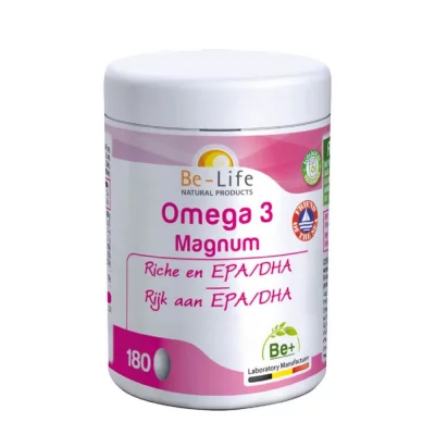 BE LIFE Be-Life Omega 3 Magnum 180 Capsules