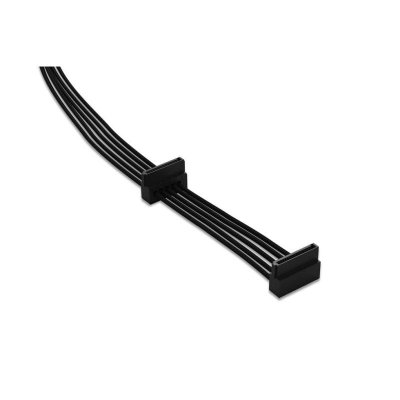 BE QUIET!  BC025 C&acirc;ble d'alimentation S-ATA Noir
