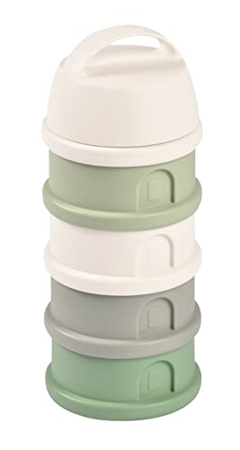 BEABA , Bo&icirc;te doseuse, 4 compartiments, cotton white / sage green