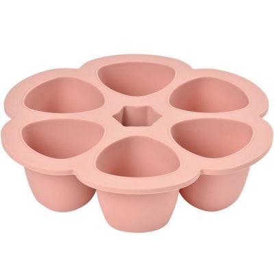 BEABA  multiportions silicone 6x90 ml pink