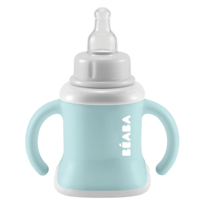 BEABA  Tasse enfant &eacute;volutive Evoluclip 3en1 4 m+ 150 ml airy green 