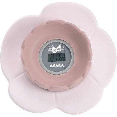 BEABA B&eacute;aba thermometre de bain lotus, old pink BEA3384349203771