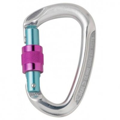 BEAL  Mousqueton escalade Be One Screw Fuschia Gris/Rose Unique