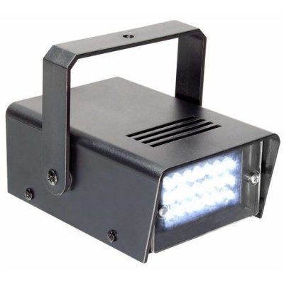 BEAMZ  BMS24LED - Mini Stroboscope 24 LED, vitesse r&eacute;glable, programmes automatiques