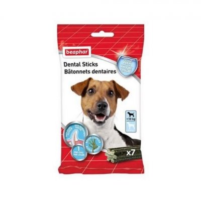 BEAPHAR  b&acirc;tonnets dentaires pour chien medium/large 2 x 7 pi&egrave;ces