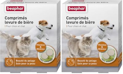 BEAPHAR  Levure de Bi&egrave;re Chien et Chat 100 comprim&eacute;s