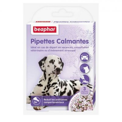 BEAPHAR  Pipettes calmantes - Pour chien