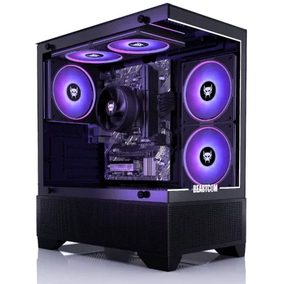 BEASTCOM  Q3 Essential Gaming, AMD Ryzen 5 3400G, Radeon RX Vega 11, 32Go RAM, 1To