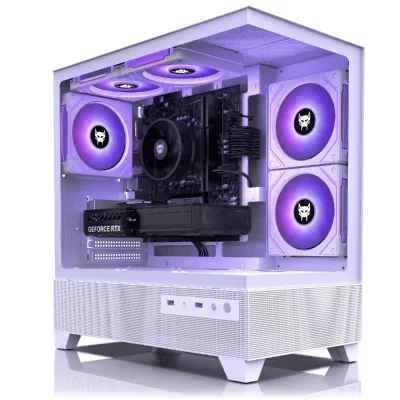 BEASTCOM  Q5 Pro Gaming Blanc, AMD Ryzen 7 8700F, NVIDIA RTX 5060, 16 Go RAM, 512GB