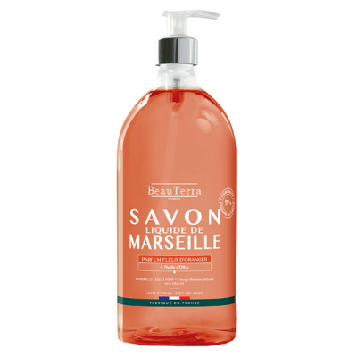 BEAUTERRA  savon liquide fleur d'oranger 1litre