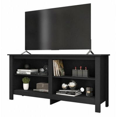 BEAUX MEUBLES PAS CHERS  - Meuble TV 65 Pouces Maxi Noir