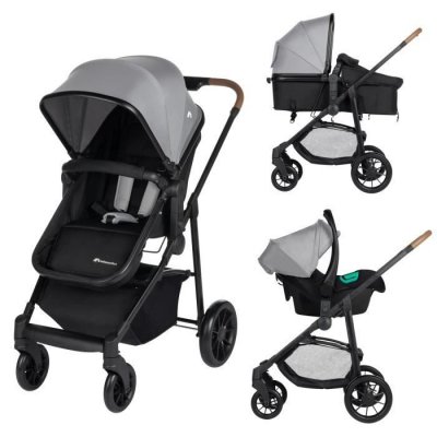 B&eacute;b&eacute; Confort Poussette trio combin&eacute;e 3en1 Haze Tinted Gray
