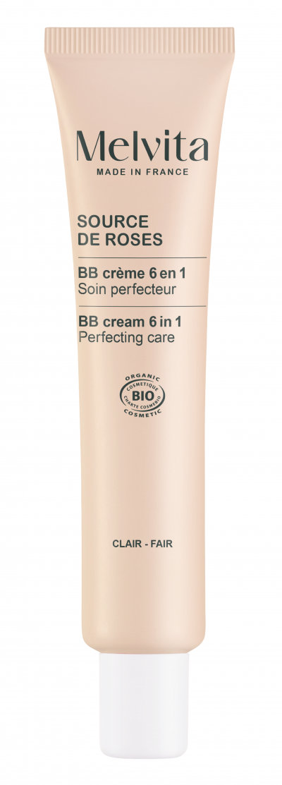 MELVITA B&eacute;b&eacute; Cr&egrave;me Source De Roses 6en1 Soin Perfecteur Clair Bio  - Le Tube De 40ml