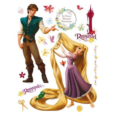 AG ART Bebe Gavroche Sticker g&eacute;ant Princesse Raiponce Disney