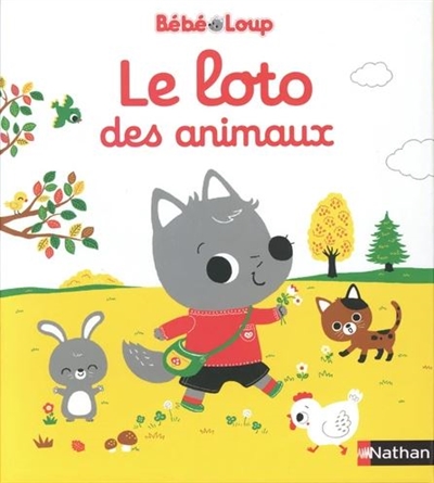 NATHAN B&eacute;b&eacute; loup - Le loto des animaux - Jeu d'&eacute;veil - D&egrave;s 2 ans