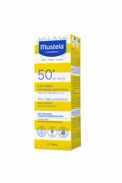 MUSTELA BEB&Eacute;-NI&Ntilde;O Sol leche solar muy alta protecci&oacute;n Spf 50+ 100 ml