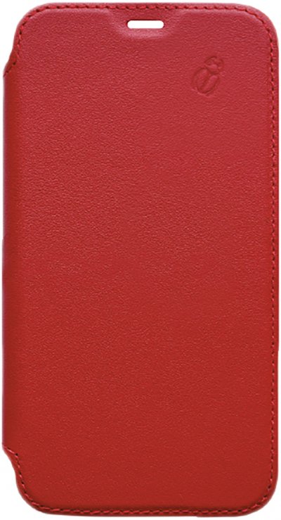 BEETLECASE Beetle Case Folio Crystal Cuir Rouge pour iPhone 11 Pro