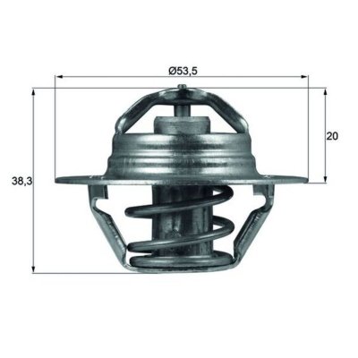 MAHLE Behr Thermot-Tronik TX 88 82D Thermostat d'eau