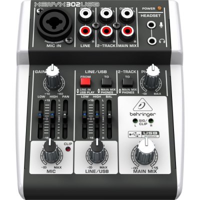 BEHRINGER  Consoles Sono et Studio XENYX 302USB