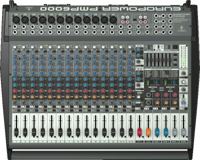 BEHRINGER  Mixeur Audio Pmp6000 20 Channels 10 200000hz