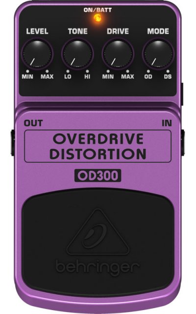 BEHRINGER  OD300 Overdrive/Distortion P&eacute;dale dEffets