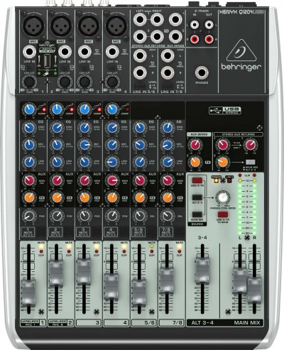 BEHRINGER  XENYX Q1204USB table de mixage compacte