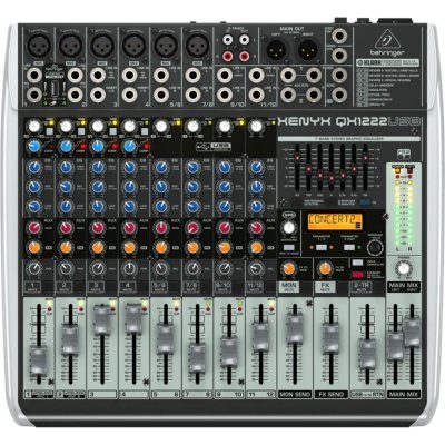 BEHRINGER  XENYX QX1222USB console de mixage sono et studio