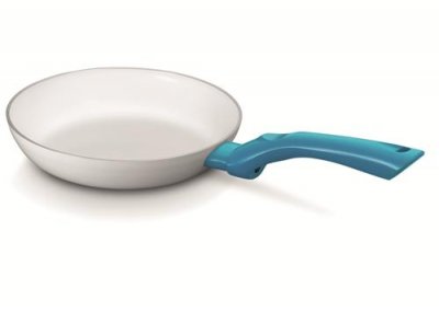 BEKA  - 13537204 - Po&ecirc;le &agrave; Frire - Aluminium - Poign&eacute;e Fluo Bleue - 20 cm