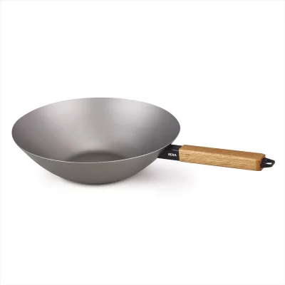 BEKA  Po&ecirc;le wok Nomad en acier carbone - 20cm