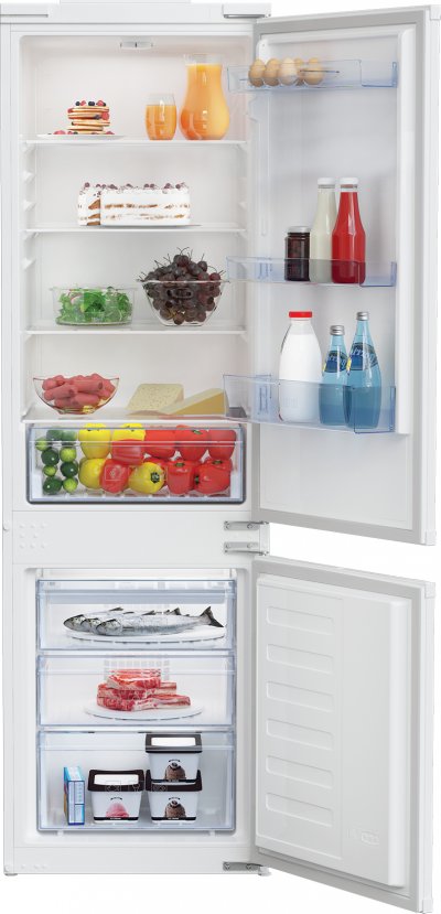 BEKO  Bcsa285k4sn R&eacute;frig&eacute;rateur-cong&eacute;lateur Int&eacute;gr&eacute; 271 L E Blanc