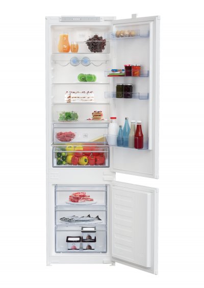 BEKO  Bcsa306e4sfn Ciclico Combi Fridge Blanc 298L / EU Plug