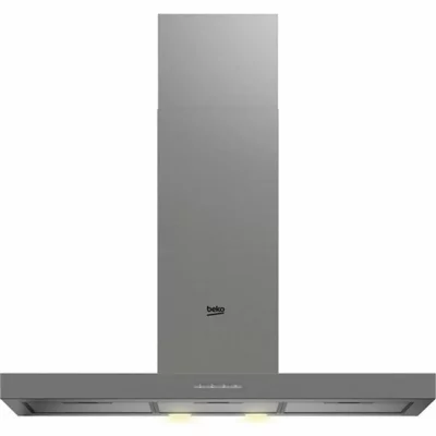 BEKO  BHCB91622BXH Hotte murale 90 cm - D&eacute;cor - Box - 3 Vitesses - Inox