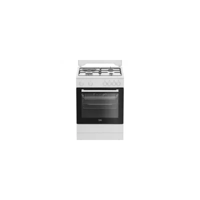 BEKO  Cuisini&egrave;re mixte 60 cm 3+1 four &eacute;lectrique - FBS63121WD