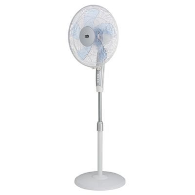 Beko EFS5100W - Ventilateur - pose au sol - 40 cm - blanc/argent
