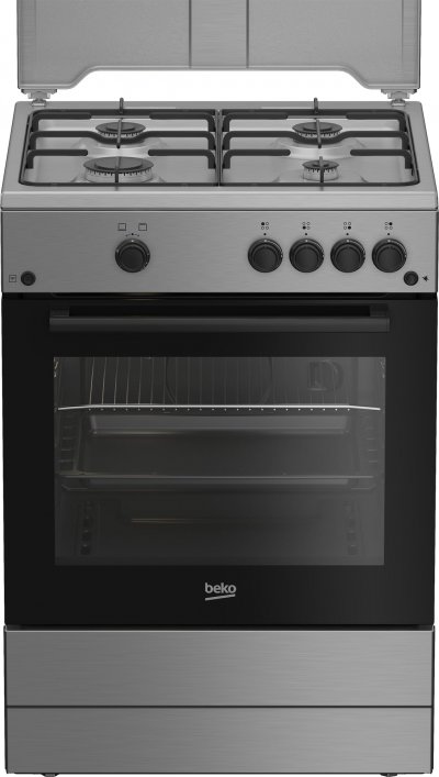 BEKO  FBG62010DX Cuisini&egrave;re A Gaz Acier inoxydable - Neuf