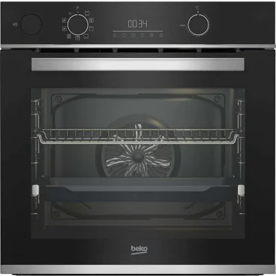 BEKO  four encastrable multifonction pyrolyse noir/inox - BBIS13300XPE