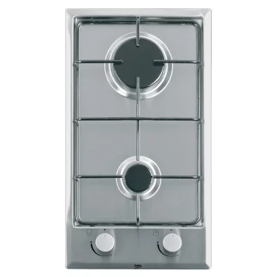 BEKO  HDCG 32220 SX - Table de cuisson encastrable - 2 foyers &agrave; gaz