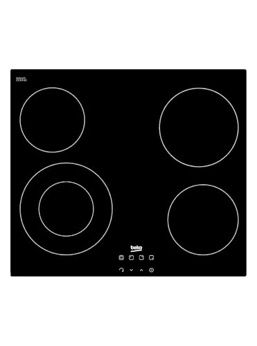 BEKO  HIC 64402 E vitroc&eacute;ramique - 60 cm - vitroc&eacute;ramique - sans cadre