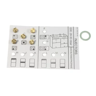 BEKO  - kit injecteurs gaz butane - 4431930003 - semod32780