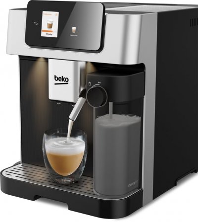 BEKO  - Machine Expresso automatique, caf&eacute; en grains ou moulu, Noir