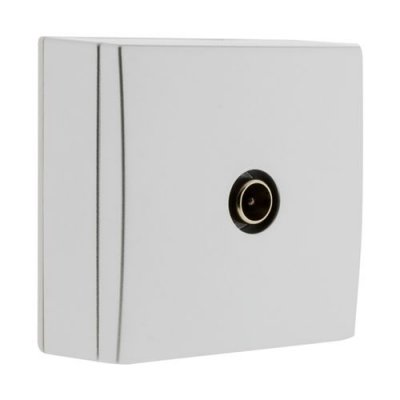 ZENITECH Bel_Vue-Prise TV &Oslash;9,52 saillie Gris - Bel'Vue