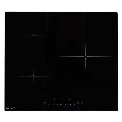 BELDEKO  Plaque Induction 3 Foyers Slider avec Minuterie - Booster - 1 grand feu de 280 mm