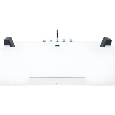 Beliani - Baignoire baln&eacute;o blanche avec LED 170 cm GALLEY