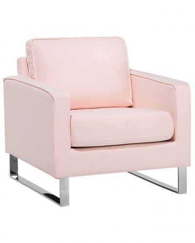 BELIANI   Fauteuil rose VIND - rose