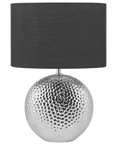 BELIANI  - Lampe &agrave; poser argent&eacute;e 51 cm NASVA