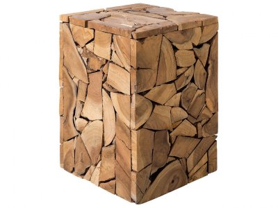 Beliani - Table basse en forme de cube mosa&iuml;que NELSON