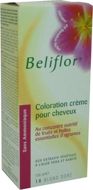 BELIFLOR  Coloration Blond Dor&eacute; Clair N&deg;18 - 120 Ml