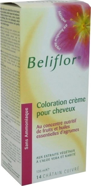 BELIFLOR  Coloration Cr&egrave;me Ch&acirc;tain Cuivr&eacute; N&deg;14 135 ml